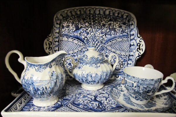 conjunto de té bajilla inglesa