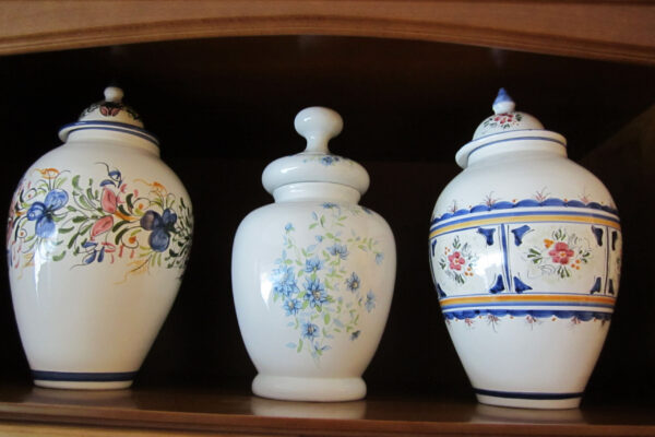 conjunto jarrones ceramica